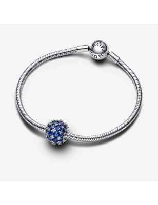 CHARM PAVE' PIETRE LUMINOSE BLU DONNA PANDORA 