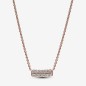 COLLANA PAVE' FASCIA DOPPIA DONNA PANDORA COLLANA PAVE' FASCIA DOPPIA DONNA PANDORA