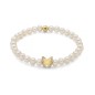 BRACCIALE PERLE BIANCHE FARFALLA DORATO DONNA MILUNA BRACCIALE PERLE BIANCHE FARFALLA DORATO DONNA MILUNA