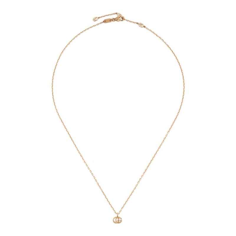 COLLANA ORO ROSA DOPPIA G DONNA GUCCI GG RUNNING COLLANA ORO ROSA DOPPIA G DONNA GUCCI GG RUNNING
