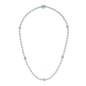 COLLANA IN ARGENTO E SMALTO VERDE UOMO-DONNA GUCCI INTERLOCKING G COLLANA IN ARGENTO E SMALTO VERDE UOMO-DONNA GUCCI INTERLOCKING G