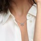 COLLANA CUORE INFINITO PIETRE LUMINOSE DONNA PANDORA COLLANA CUORE INFINITO PIETRE LUMINOSE DONNA PANDORA