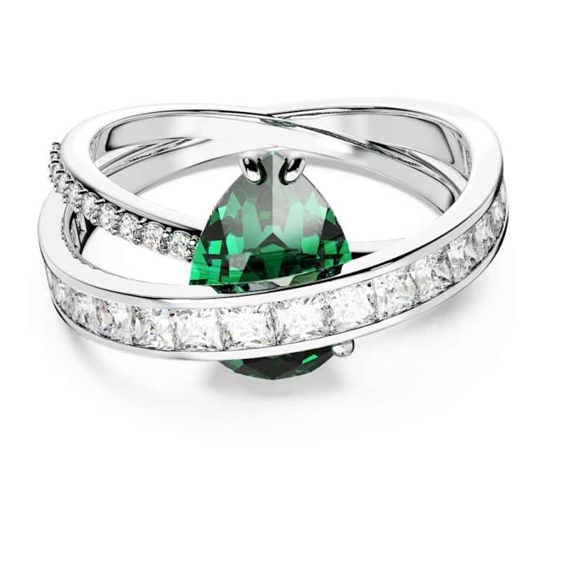 ANELLO HYPERBOLA DOPPIA FASCIA VERDE MIS.52 DONNA SWAROVSKI ANELLO HYPERBOLA DOPPIA FASCIA VERDE MIS.52 DONNA SWAROVSKI