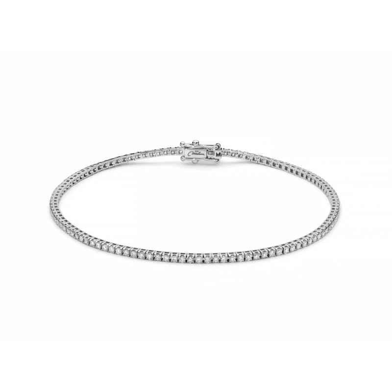 BRACCIALE TENNIS ORO DIAMANTI 120PT DONNA MILUNA I DIAMANTI BRACCIALE TENNIS ORO DIAMANTI 120PT DONNA MILUNA I DIAMANTI