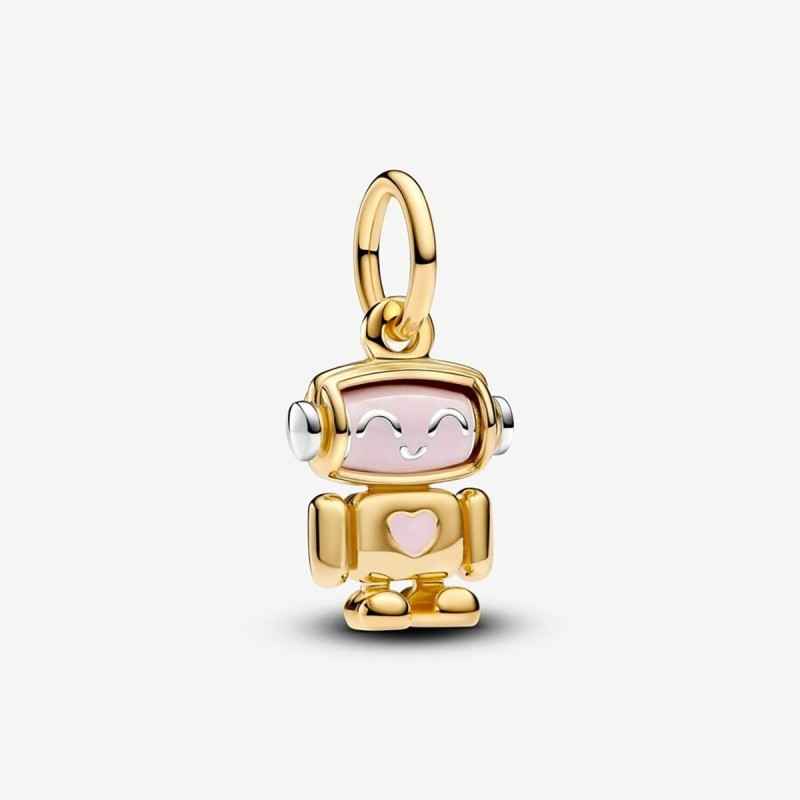 CHARM PENDENTE ROBOT CON TESTA GIREVOLE DONNA PANDORA CHARM PENDENTE ROBOT CON TESTA GIREVOLE DONNA PANDORA