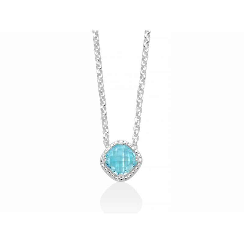 COLLANA ARGENTO E TOPAZIO DONNA MILUNA GEMMA DEL CIELO COLLANA ARGENTO E TOPAZIO DONNA MILUNA GEMMA DEL CIELO