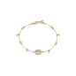 BRACCIALE ORO GIALLO DIAMANTI 0.20 CT DONNA GUCCI INTERLOCKING G