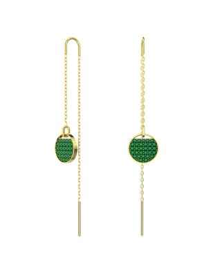 ORECCHINI PENDENTI GINGER VERDI DONNA SWAROVSKI  5642944 SWAROVSKI