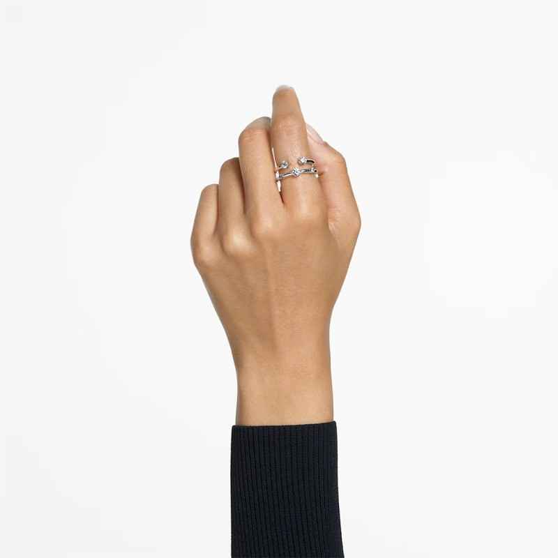 ANELLO CONSTELLA SET 2 RODIO M50 DONNA SWAROVSKI ANELLO CONSTELLA SET 2 RODIO M50 DONNA SWAROVSKI