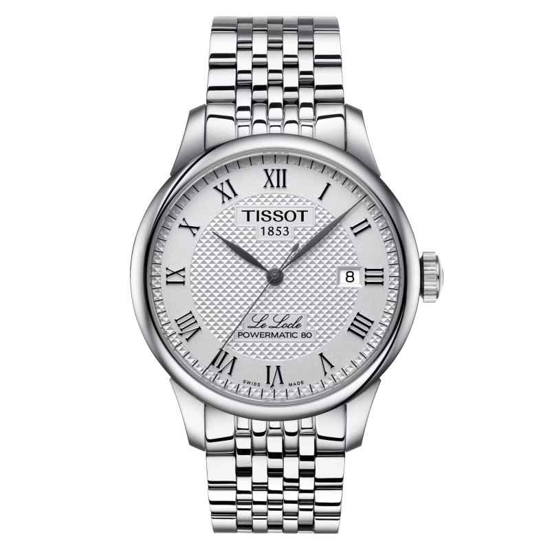 OROLOGIO POWERMATIC 80 ARGENTO UOMO TISSOT LE LOCLE OROLOGIO POWERMATIC 80 ARGENTO UOMO TISSOT LE LOCLE