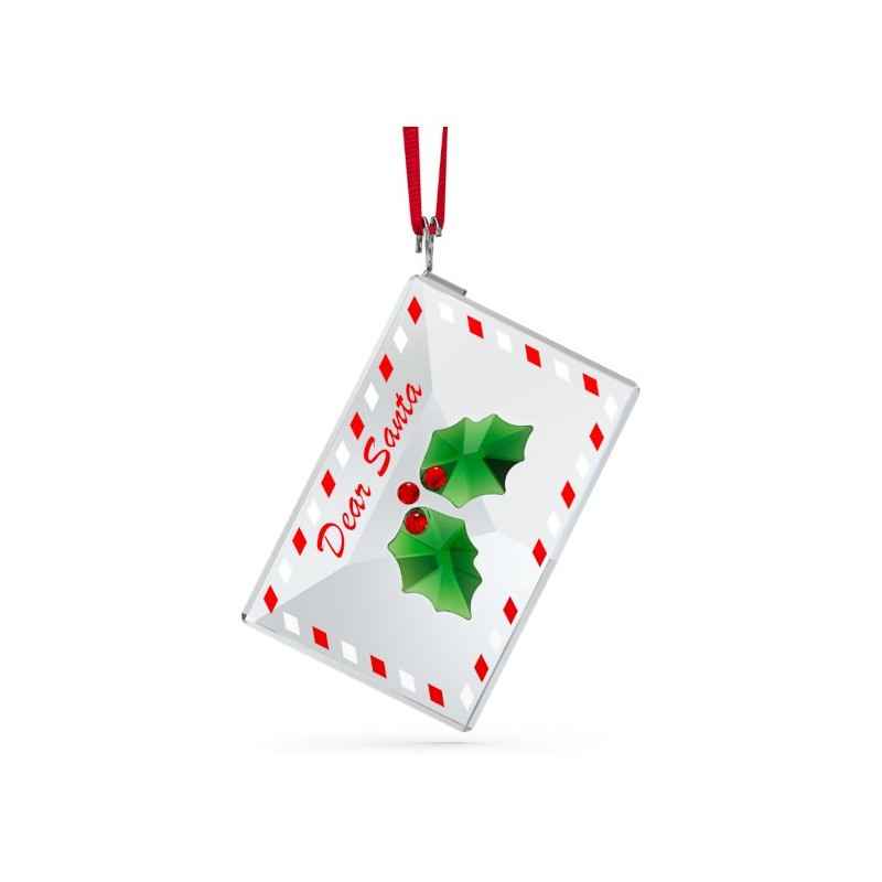 DECORAZIONE HOLIDAY CHEERS LETTERA BABBO NATALE SWAROVSKI