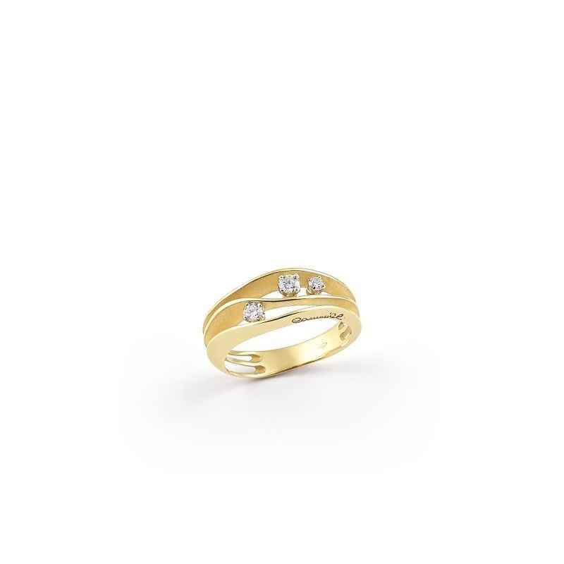 ANELLO ORO GIALLO DIAMANTI DONNA ANNAMARIA CAMMILLI DUNE ANELLO ORO GIALLO DIAMANTI DONNA ANNAMARIA CAMMILLI DUNE