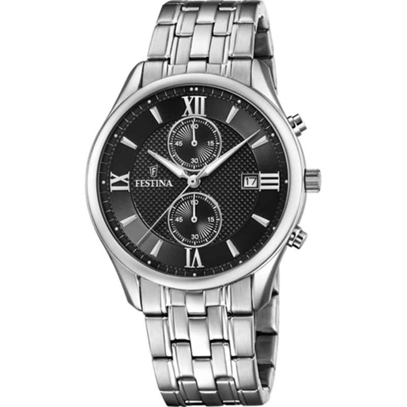 OROLOGIO NERO UOMO FESTINA TIMELESS CHRONOGRAPH