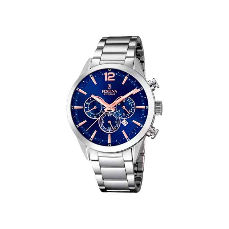 OROLOGIO ACCIAIO 43MM UOMO FESTINA TIMELESS CHRONOGRAPH