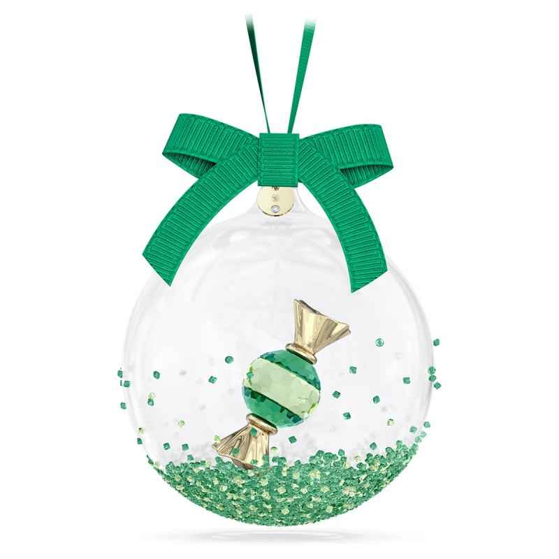 DECORAZIONE HOLIDAY CHEERS DULCIS PALLINA VERDE DONNA SWAROVSKI DECORAZIONE HOLIDAY CHEERS DULCIS PALLINA VERDE DONNA SWAROVSKI