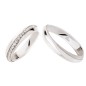 ANELLO FEDE NUZIALE IN ORO BIANCO 18 CARATI UOMO-DONNA POLELLO ANELLO FEDE NUZIALE IN ORO BIANCO 18 CARATI UOMO-DONNA POLELLO