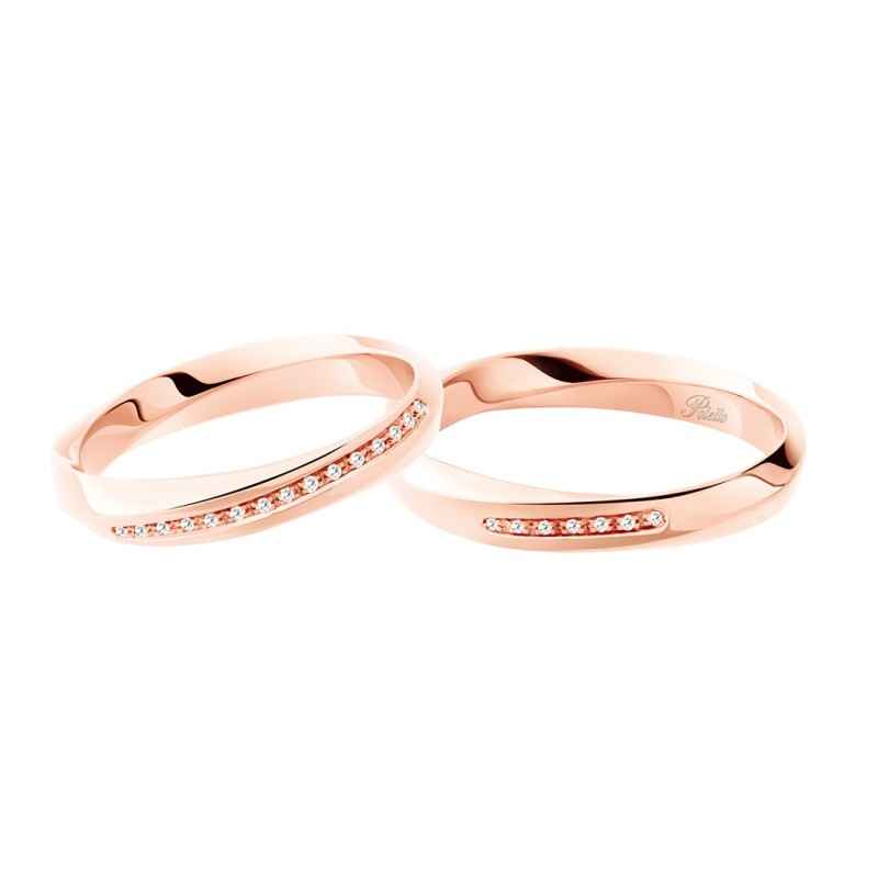 ANELLO FEDE IN ORO ROSA E DIAMANTI UOMO POLELLO ANELLO FEDE IN ORO ROSA E DIAMANTI UOMO POLELLO