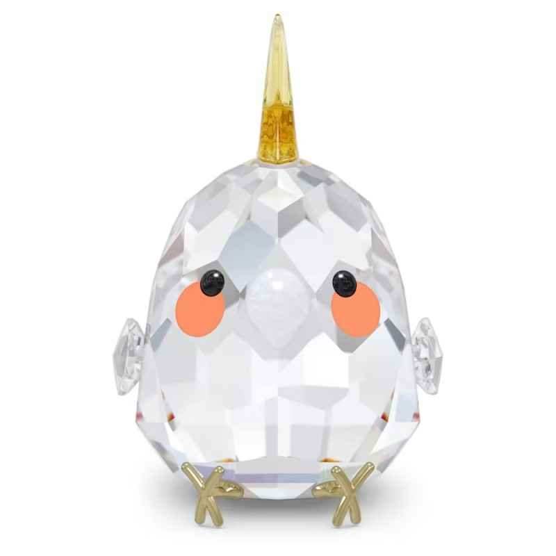 DECORAZIONE CALOPSITTA GIALLA SWAROVSKI DECORAZIONE CALOPSITTA GIALLA SWAROVSKI