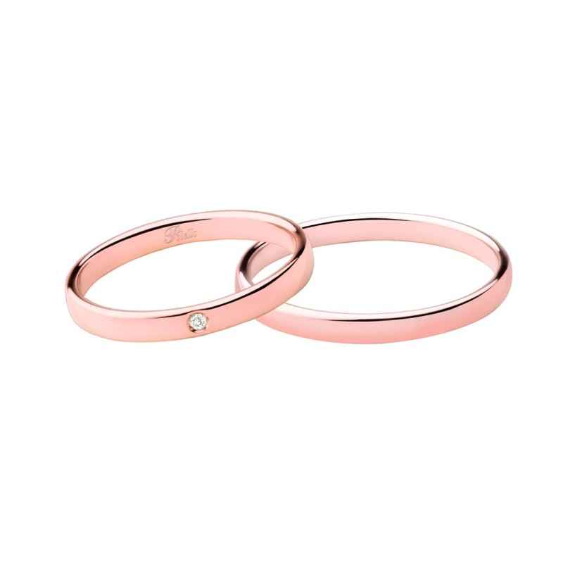 ANELLO FEDE NUZIALE IN ORO ROSA UOMO-DONNA POLELLO ANELLO FEDE NUZIALE IN ORO ROSA UOMO-DONNA POLELLO