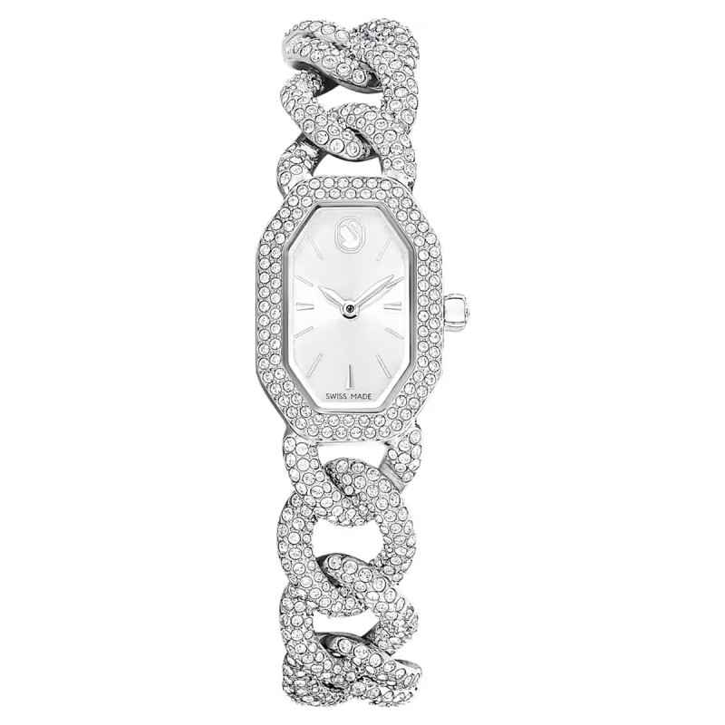 OROLOGIO DEXTERA CHAIN TONO ARGENTATO DONNA SWAROVSKI OROLOGIO DEXTERA CHAIN TONO ARGENTATO DONNA SWAROVSKI