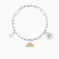 BRACCIALE ARCOBALENO THINK POSITIVE DONNA KIDULT BRACCIALE ARCOBALENO THINK POSITIVE DONNA KIDULT