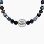 BRACCIALE AGATA BLU PAPA' SEI LA MIA FORZA UOMO KIDULT 