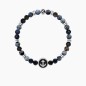 BRACCIALE AGATA BLU PAPA' SEI LA MIA FORZA UOMO KIDULT 