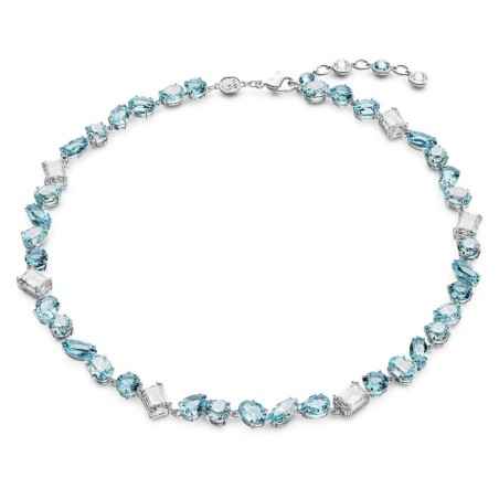 COLLANA GEMA BLU TAGLIO MISTO DONNA SWAROVSKI  5666007 SWAROVSKI
