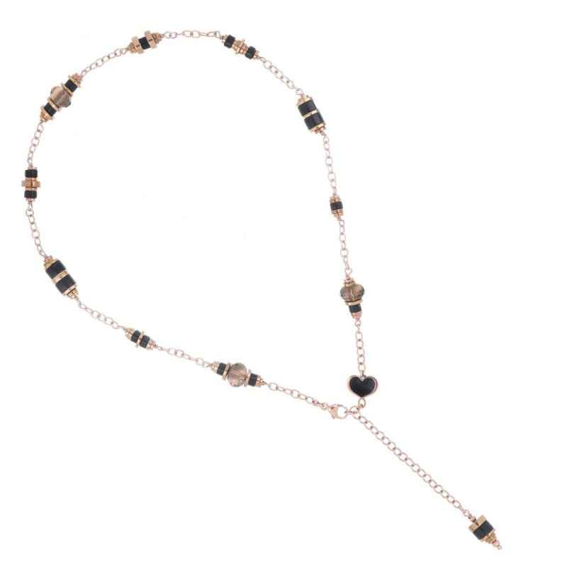 GIROCOLLO CATENE DECO NERO DONNA MAMAN ET SOPHIE GIROCOLLO CATENE DECO NERO DONNA MAMAN ET SOPHIE