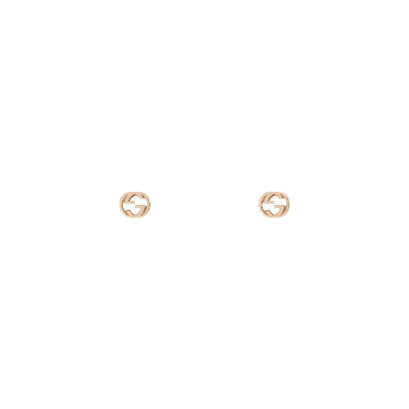 ORECCHINI ORO ROSA DONNA GUCCI INTERLOCKING G ORECCHINI ORO ROSA DONNA GUCCI INTERLOCKING G