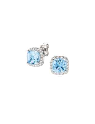ORECCHINI LADY CON ACQUAMARINA DONNA AMEN  EQUABBACZ AMEN