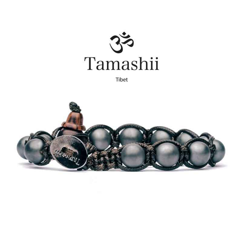 BRACCIALE EMATITE OPACA UOMO-DONNA TAMASHII 8 MM BRACCIALE EMATITE OPACA UOMO-DONNA TAMASHII 8 MM