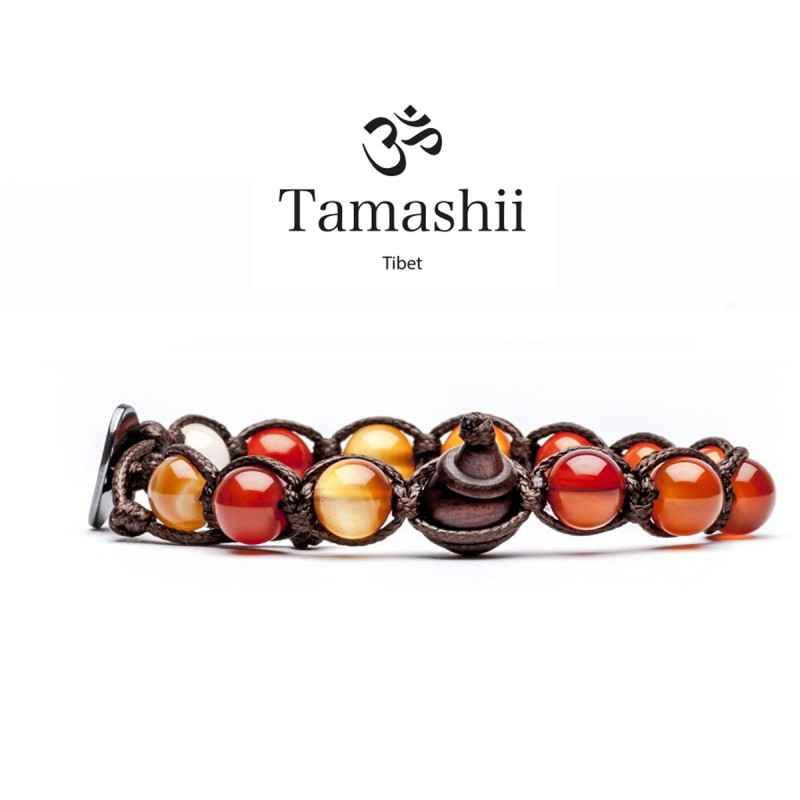 BRACCIALE CORNIOLA UOMO-DONNA TAMASHII 1 GIRO BRACCIALE CORNIOLA UOMO-DONNA TAMASHII 1 GIRO