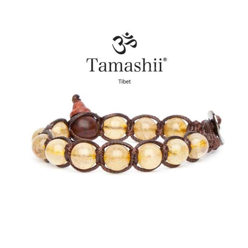 BRACCIALE CITRINO UOMO-DONNA TAMASHII 8 MM BRACCIALE CITRINO UOMO-DONNA TAMASHII 8 MM