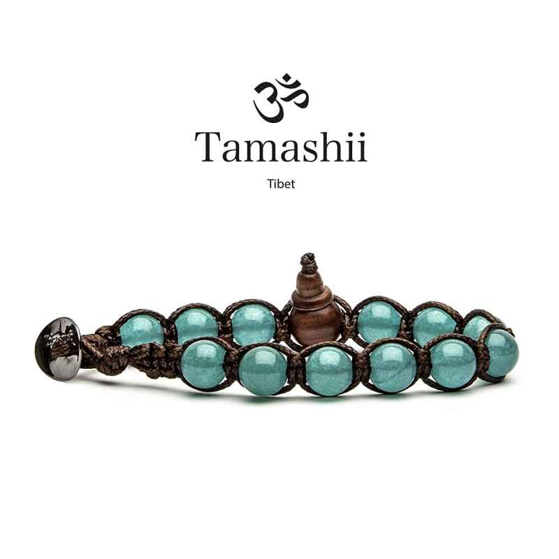 BRACCIALE GIADA VERDE LAGO UOMO-DONNA TAMASHII 1 GIRO BRACCIALE GIADA VERDE LAGO UOMO-DONNA TAMASHII 1 GIRO