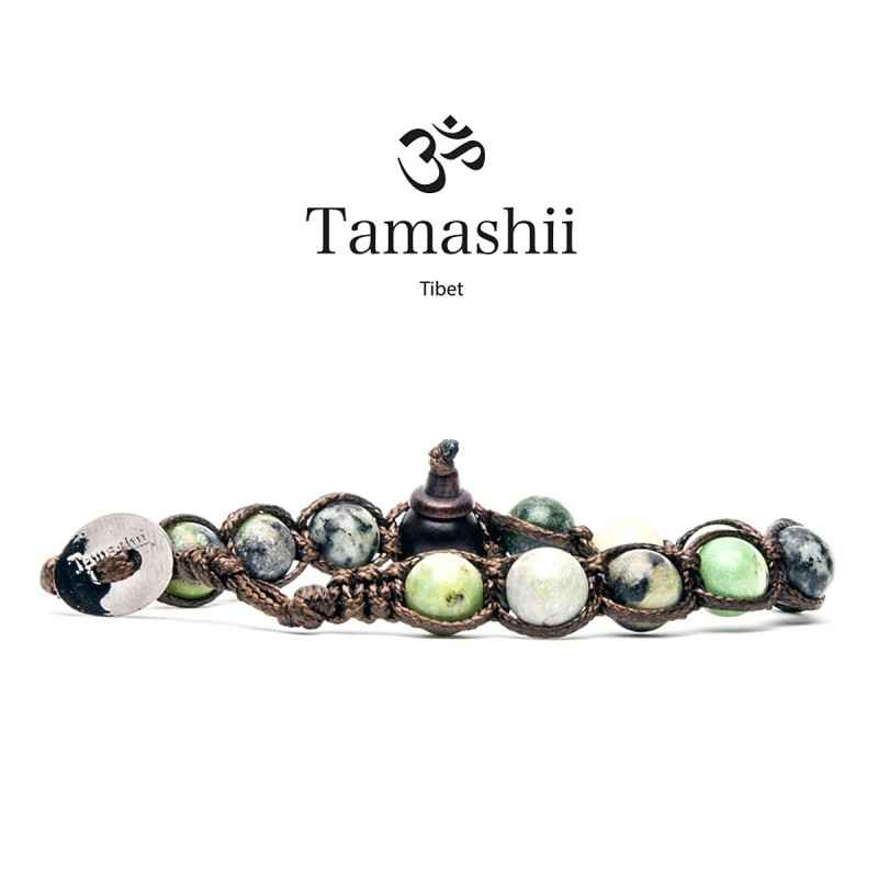 BRACCIALE CRISOPRASIO UOMO-DONNA TAMASHII 1 GIRO BRACCIALE CRISOPRASIO UOMO-DONNA TAMASHII 1 GIRO