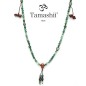 COLLANA AGATA VERDE STRIATA UOMO-DONNA TAMASHII MUDRA COLLANA AGATA VERDE STRIATA UOMO-DONNA TAMASHII MUDRA
