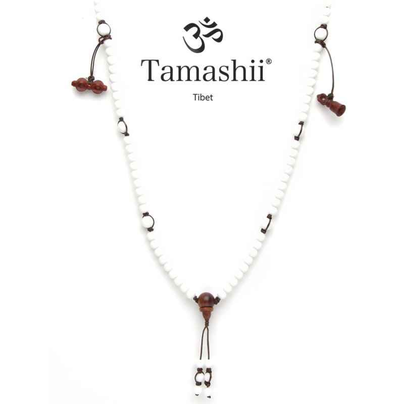 COLLANA AGATA BIANCA UOMO-DONNA TAMASHII LUNGHE COLLANA AGATA BIANCA UOMO-DONNA TAMASHII LUNGHE