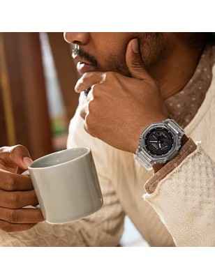 OROLOGIO SKELETON RESINA CARBONIO UOMO CASIO G-SHOCK GA-2100SKE-7AER CASIO