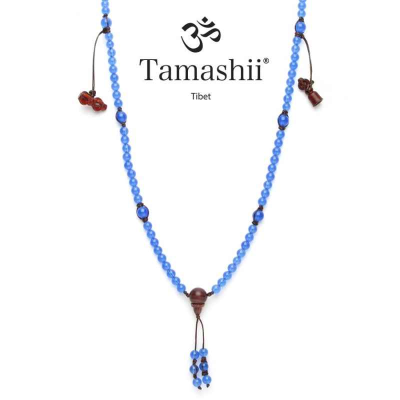 COLLANA AGATA BLU UOMO-DONNA TAMASHII MUDRA COLLANA AGATA BLU UOMO-DONNA TAMASHII MUDRA