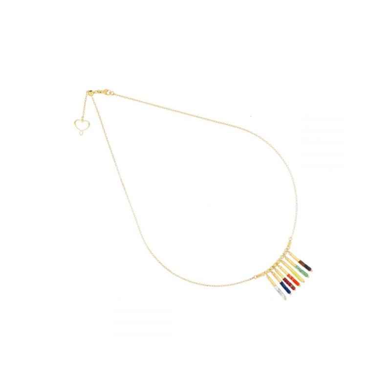 GIROCOLLO MIA AFRICA MULTICOLOR PENDENTE MAMAN ET SOPHIE GIROCOLLO MIA AFRICA MULTICOLOR PENDENTE MAMAN ET SOPHIE