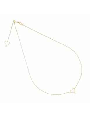 GIROCOLLO CUORE BIANCO DONNA MAMAN ET SOPHIE GHMES0 MAMAN ET SOPHIE