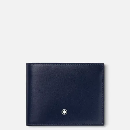 PORTAFOGLIO 6 SCOMPARTI INK BLUE UOMO MONTBLANC MEISTERSTUCK 131692 MONTBLANC