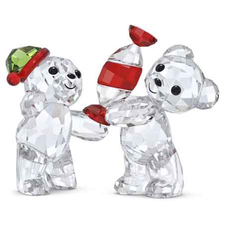 DECORAZIONE ORSETTO KRIS NATALIZIO 2023 SWAROVSKI 5652642 SWAROVSKI