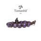 BRACCIALE AMETISTA SHUNGITE TAMASHII 1 GIRO BRACCIALE AMETISTA SHUNGITE TAMASHII 1 GIRO