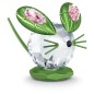 DECORAZIONE MOUSE DULCIS VERDE GRANDE SWAROVSKI DECORAZIONE MOUSE DULCIS VERDE GRANDE SWAROVSKI