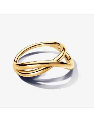 ANELLO INFINITO LINEA SINUOSA PLACCATO ORO MIS.50 PANDORA  163318C00-50 PANDORA