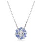 COLLANA PENDENTE IDYLLIA FIORE BLU DONNA SWAROVSKI COLLANA PENDENTE IDYLLIA FIORE BLU DONNA SWAROVSKI