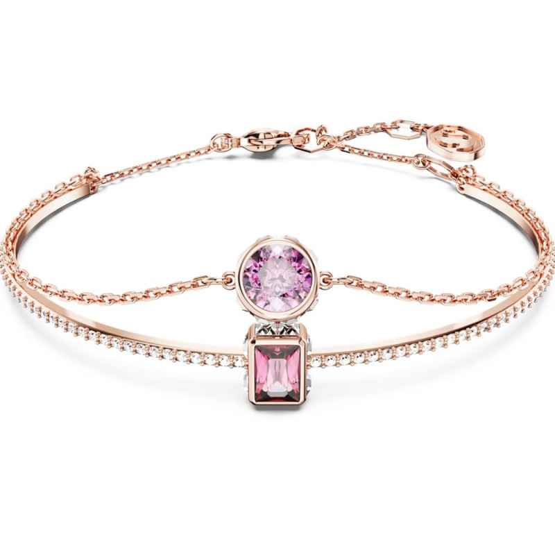 BRACCIALE STILLA RIGIDO ROSA DONNA SWAROVSKI BRACCIALE STILLA RIGIDO ROSA DONNA SWAROVSKI