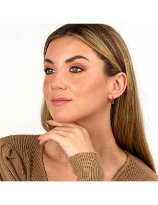 ORECCHINI SQUARE DORATO CREOLE DONNA MORELLATO  SAUP14 MORELLATO